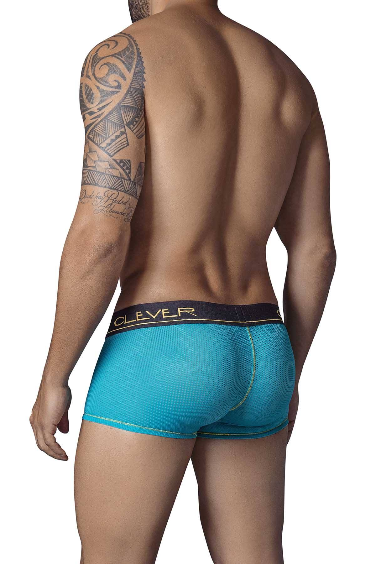 Clever Teal-Green World-Citizen Latin Boxer Brief
