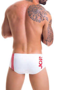 Jor White/Red Bucanero Swim Brief thumbnail 2