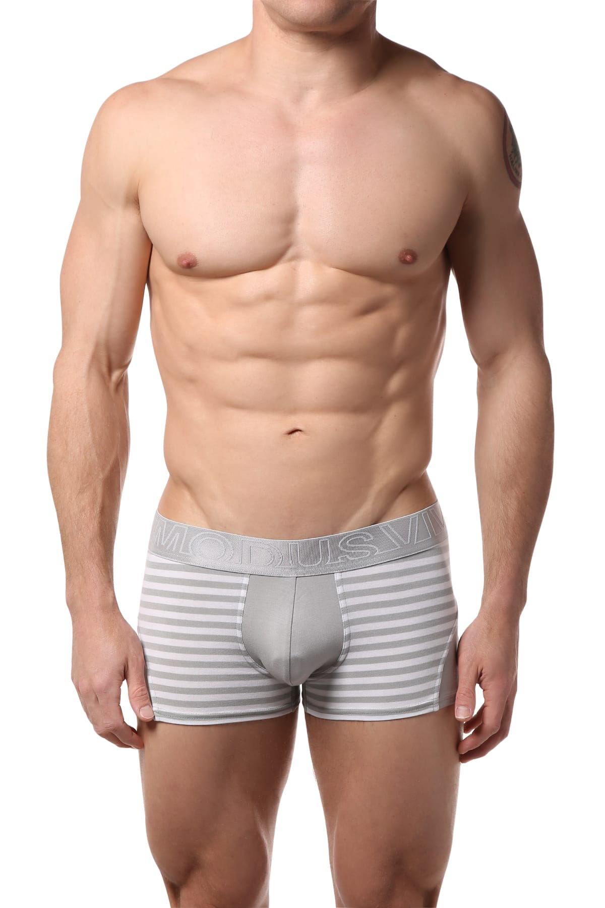Modus Vivendi Grey Wide-Line Boxer
