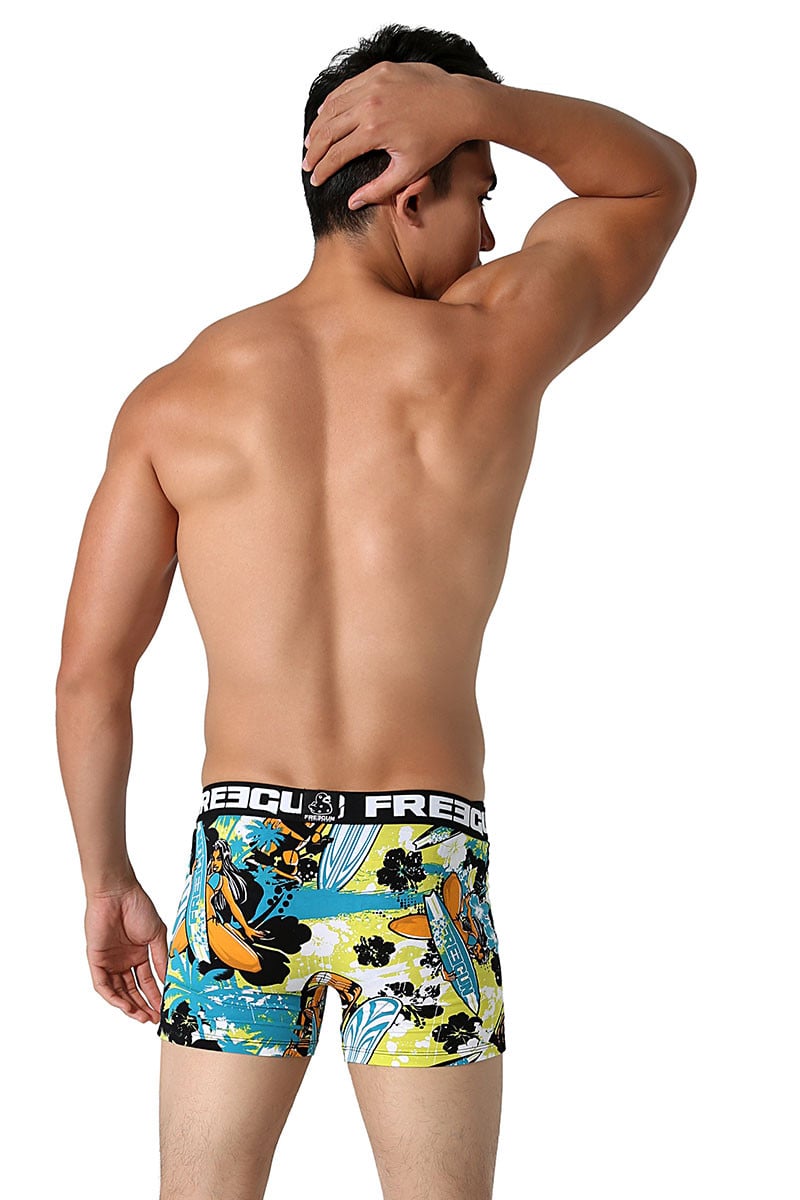 Freegun Teal Tiki Babe Boxer Brief