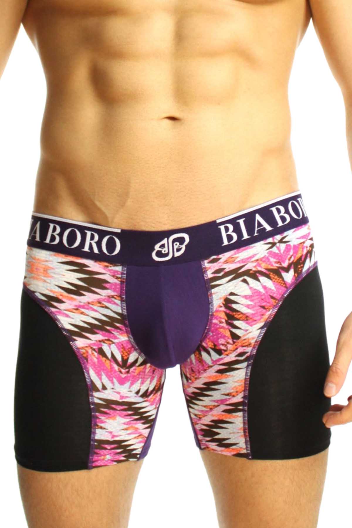 Purple & Pink Aztec Bamboo Boxer