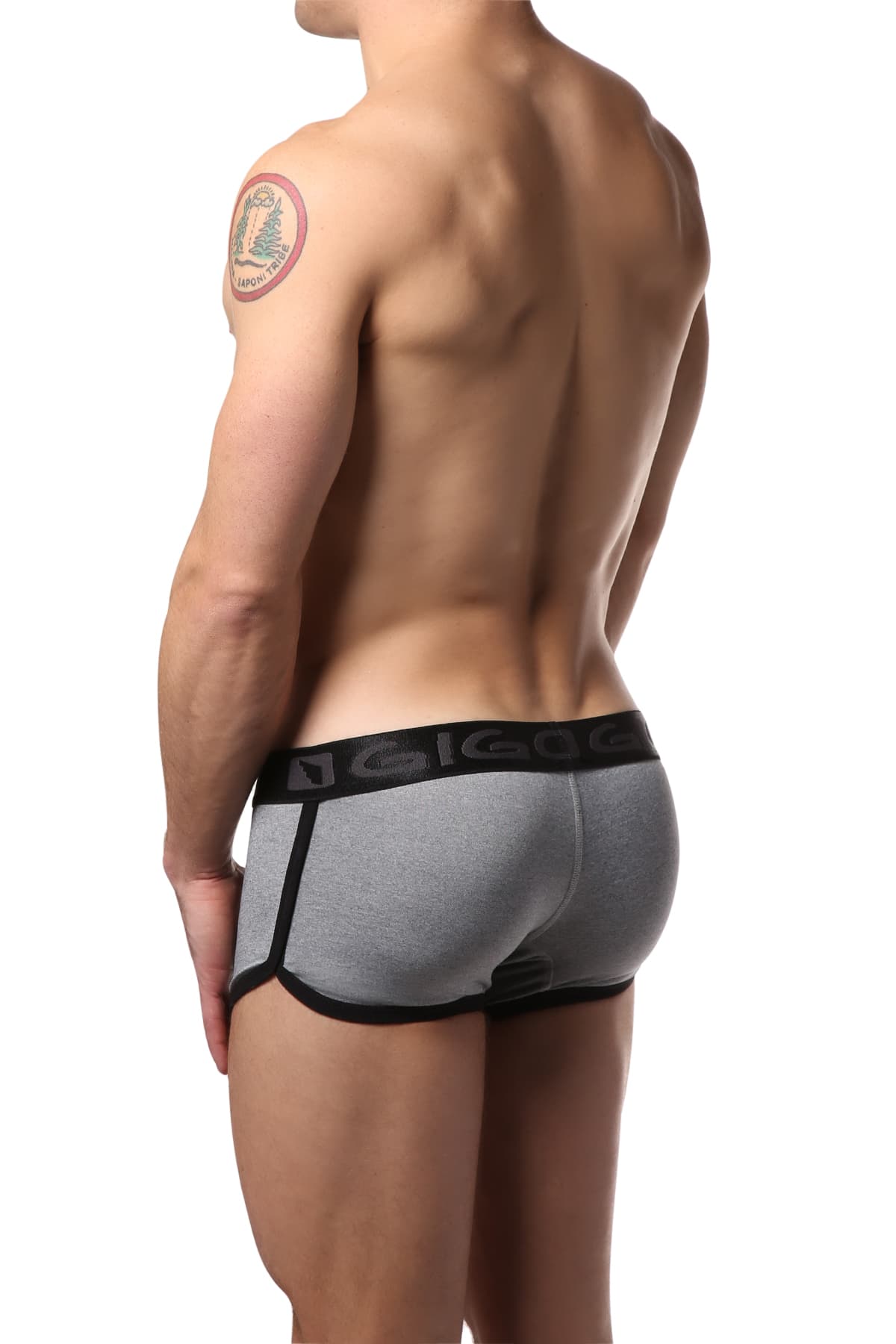 Gigo Grey Pattern Short Boxer