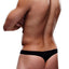 Envy Black Microfiber Thong