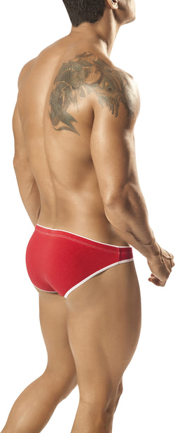 PPÜ Red/White-Contrast Bikini Brief thumbnail 2