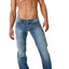 Rufskin Faded Blue Donovan Distressed Denim Jeans