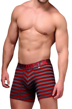 Xtremen Red Large Stripes Boxer Brief thumbnail 2