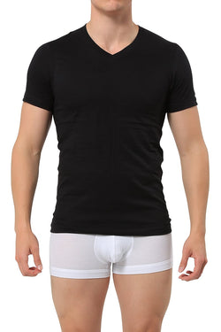 2(X)IST Black Essential V-Neck T-Shirt 3-Pack thumbnail 1