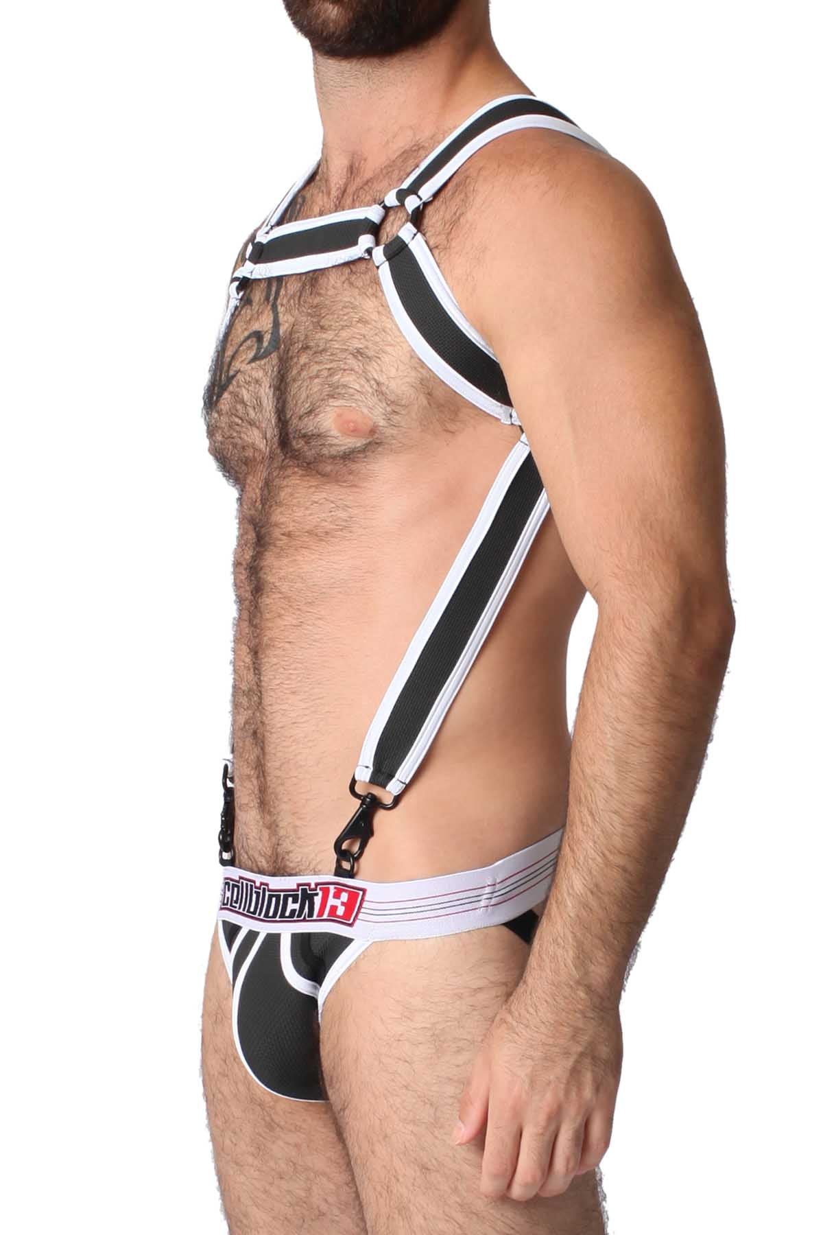 CellBlock 13 White Samurai Neoprene Jockstrap
