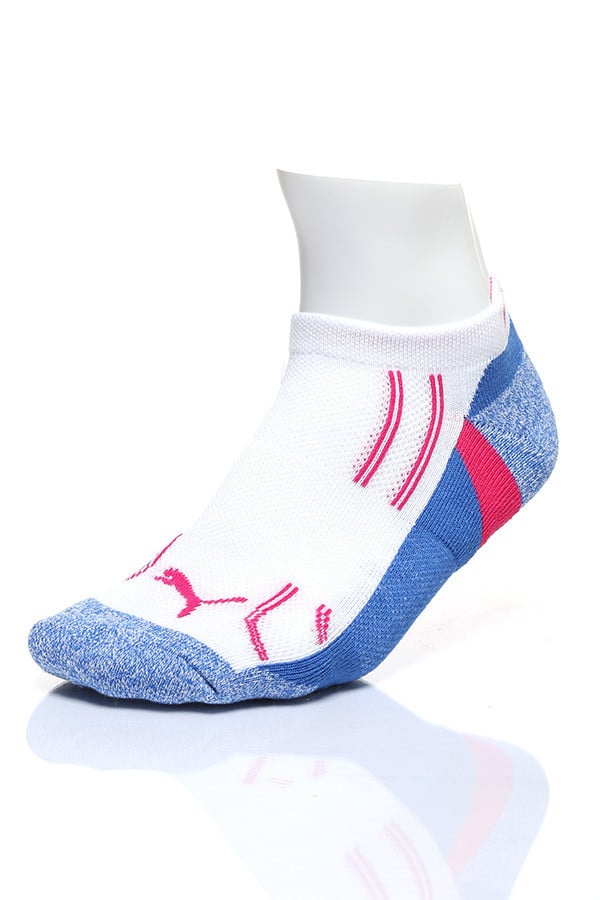 Puma White Pastel Low-Cut 3-Pack Socks