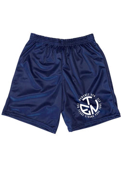 Rxmance Unisex Denim Blue Circe Ten Mesh Short thumbnail 1