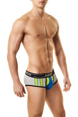 Manview Blue & Green Fraternity Brief thumbnail 2