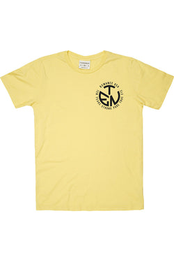 Rxmance Unisex Yellow Circle Ten Crew Tee thumbnail 3