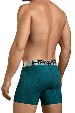 Hawai Green Stripe Squares Boxer thumbnail 2