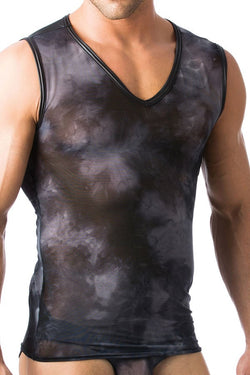 Gregg Homme Black Midnight V-Neck Muscle Tank thumbnail 1
