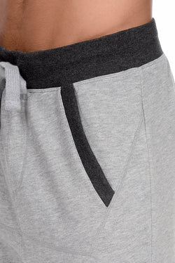 2(X)IST Light-Heather-Grey French Terry Drop Inseam Jogger Pant thumbnail 3