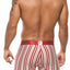 Xtremen Red Classic Stripes Microfiber Boxer Brief