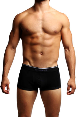 2-Pack Black & Grey Stripes Stretch Brazilian Trunks thumbnail 2