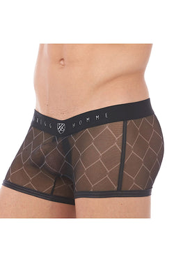 Gregg Homme Black Wired Mesh C-Ring Boxer Brief thumbnail 2