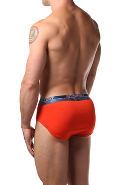 2(X)IST Orange Graphic Cotton Brief thumbnail 2