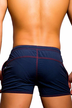 BWET Navy & Red Gordon Swim Short thumbnail 3