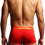 2-Pack Papi Red & Orange Contrast Microfusion Performance Brazilian Trunks