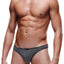 Envy Black & White Microfiber Thong