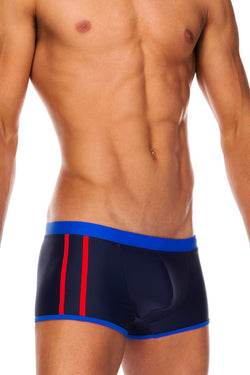 Tribe Navy & Cobalt Indian Swim Trunk thumbnail 2