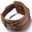 Brown Leather Wristband