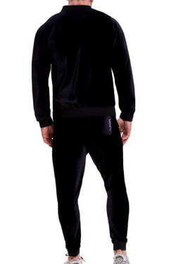 Jor Black Velvet Zip-Jacket thumbnail 3