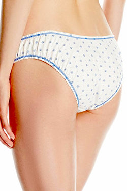 Tommy Hilfiger Blue Ditsy Ruched Bikini Brief thumbnail 2