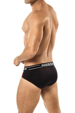 Manview Black Craven Microfiber Brief thumbnail 3