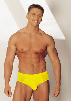 Contour Yellow Mesh Basic Brief thumbnail 1