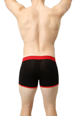 Doreanse Black & Red Contrast Boxer Brief thumbnail 2