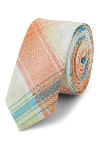 Skinny Tie Madness Peach Alive Tie