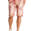 Pop Icon Orange Palms Floral Flat Front Short