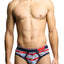 2(X)IST Zig Zag Stripe Red Graphic Cotton Briefs