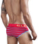 Clever Red Mayan Pantheon Piping Brief