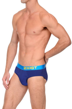 2(X)IST Blue Depth Electric Cotton Stretch Brief thumbnail 2