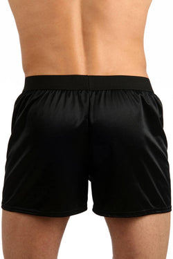 Gregg Homme Black Satin Tuxedo Boxer Shorts thumbnail 2
