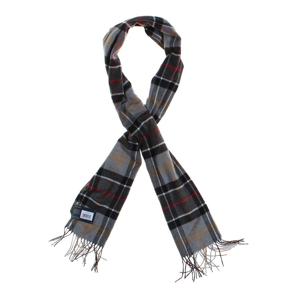 john Ashford Scarf Grey Red