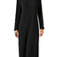 naked Black/Beige Weekend Fleece Maxi Sleep-Dress