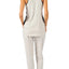 naked Black/Ivory Striped Tank & Pant Lounge Set
