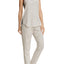 naked Black/Ivory Striped Tank & Pant Lounge Set