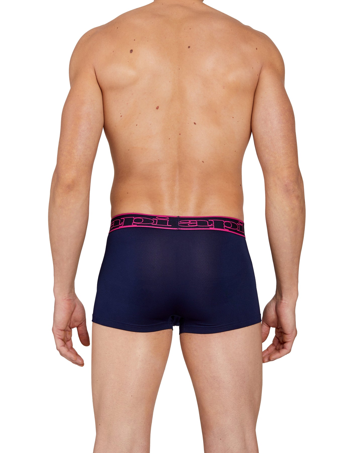 papi Fuchsia Red and Martime Blue 2-Pack Performance Trunks