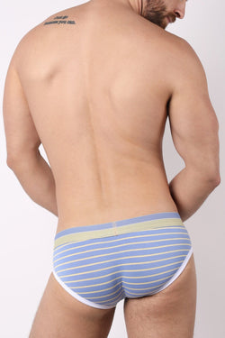 timoteo Blue Coral Sands Striped Low Rise Brief thumbnail 2