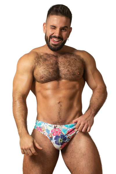 timoteo Blue Lakeshore Low Rise Swim Brief