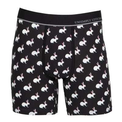 unsimply Stitched White Rabbits Boxer Brief
